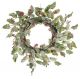 Frosted Green Holly Artificial Wreath