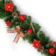 Red Dressed Christmas Garland 1.8m