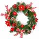 Red Dressed Christmas Wreath - 40cm
