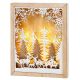 Premier Decorations 30cm LED Lit Picture Frame with Winter Scene