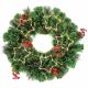 Bottle Brush Fibre Optic & LED Stars - Christmas Wreath