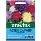 Unwins Aster Dwarf Queen Mix Seed