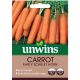 Unwins - Carrot Seeds - Early Scarlet Horn