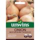 Unwins Onion Seeds - Bedfordshire Champion