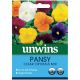 Unwins Pansy Clear Crystals Mixed Seed