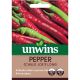 Unwins Pepper Seeds - (Chilli) Joe's Long