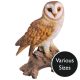 Vivid Arts Real Life Owls - Barn Owl Garden Ornament