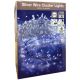 Silver Wire White Cluster Lights - 100 LEDs